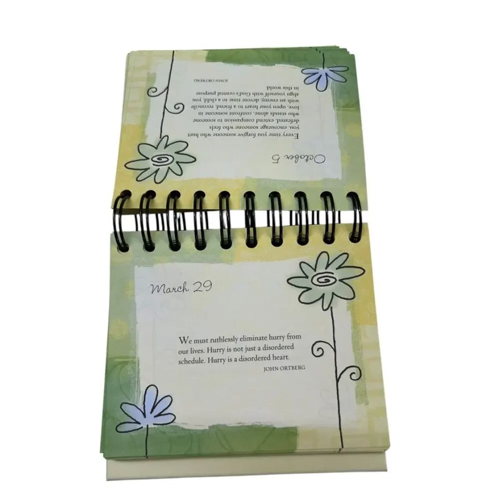 Thank you for Being a Friend Perpetual Desk Calendar Spiral Bound